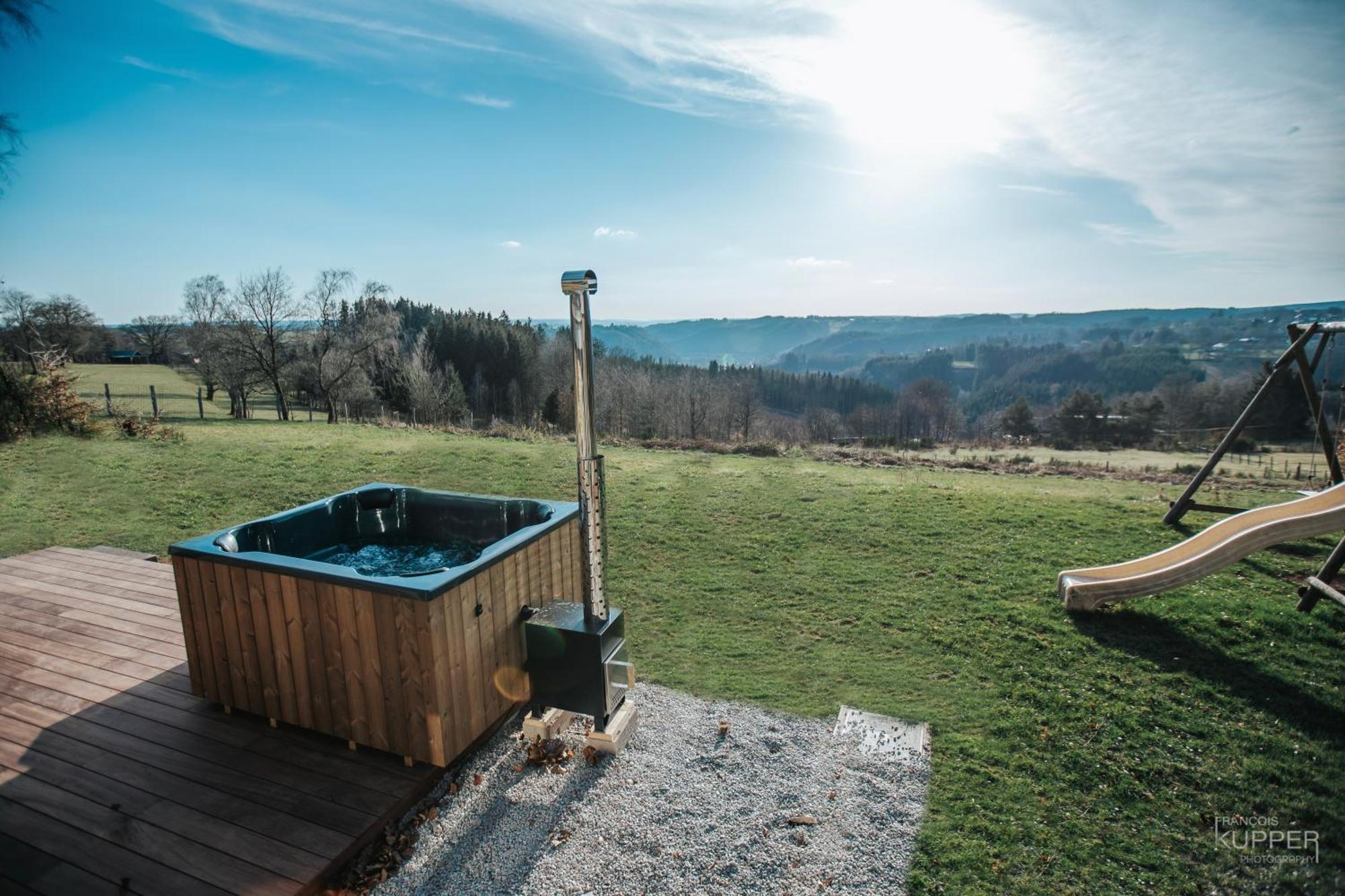 Le Noir Flohay 30 Pers - Malmedy, Vue, Wellness别墅 外观 照片