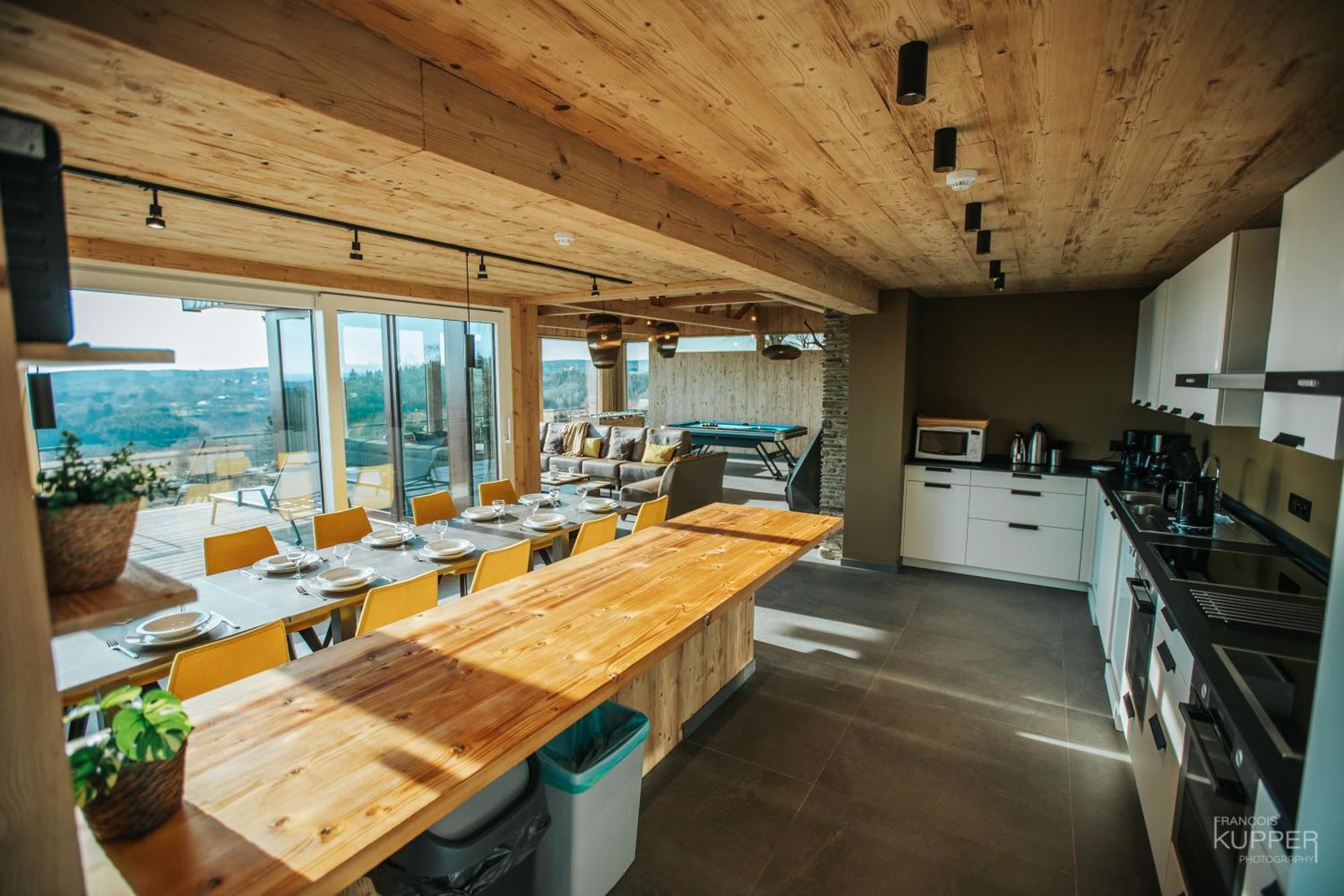 Le Noir Flohay 30 Pers - Malmedy, Vue, Wellness别墅 外观 照片