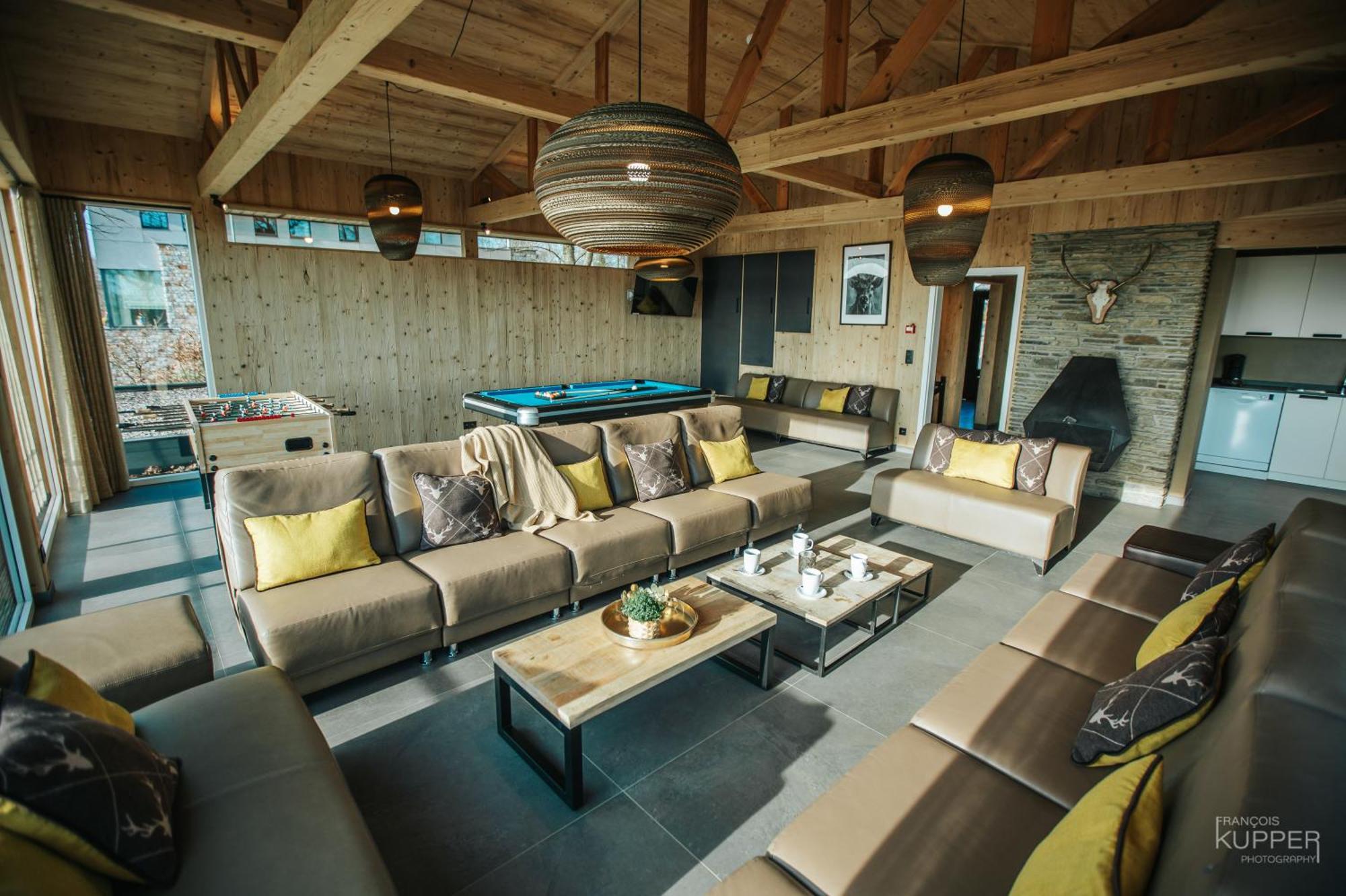 Le Noir Flohay 30 Pers - Malmedy, Vue, Wellness别墅 外观 照片
